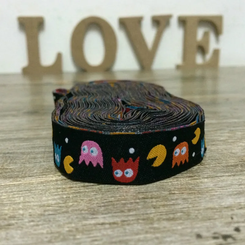 Pac человек 5/8 '(16 mmx10yards) плетеная жаккардовая из Полиэстера Лента ktzd2014070802