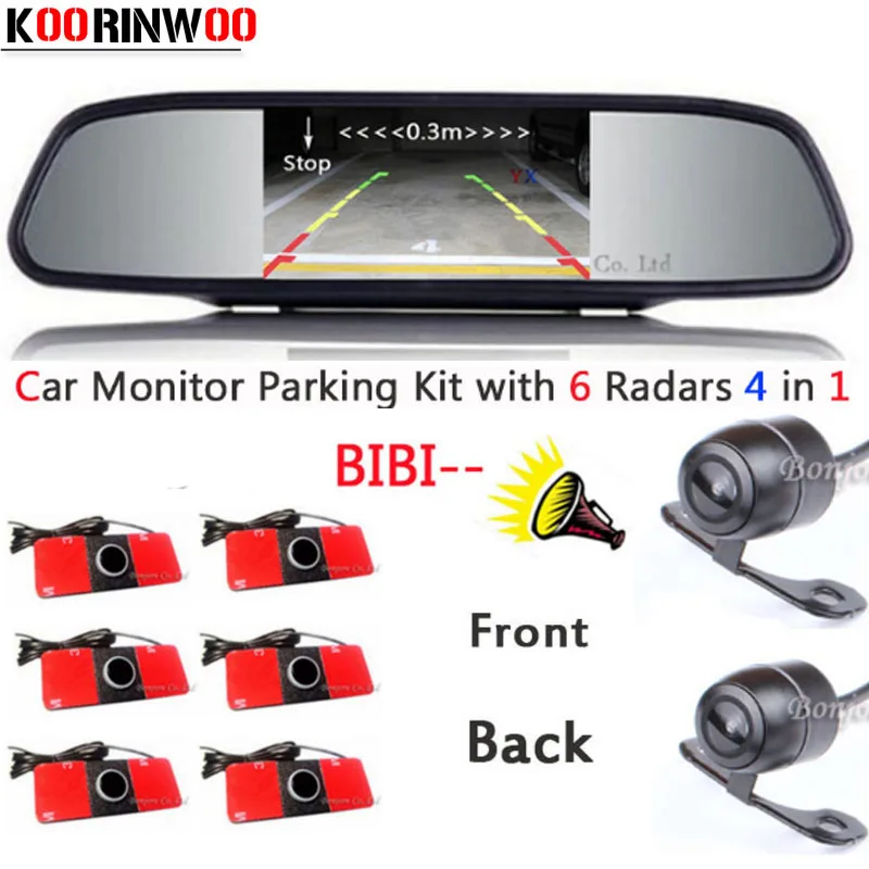 Парктроник система обратного радара для автомобиля монитор цифровой датчик