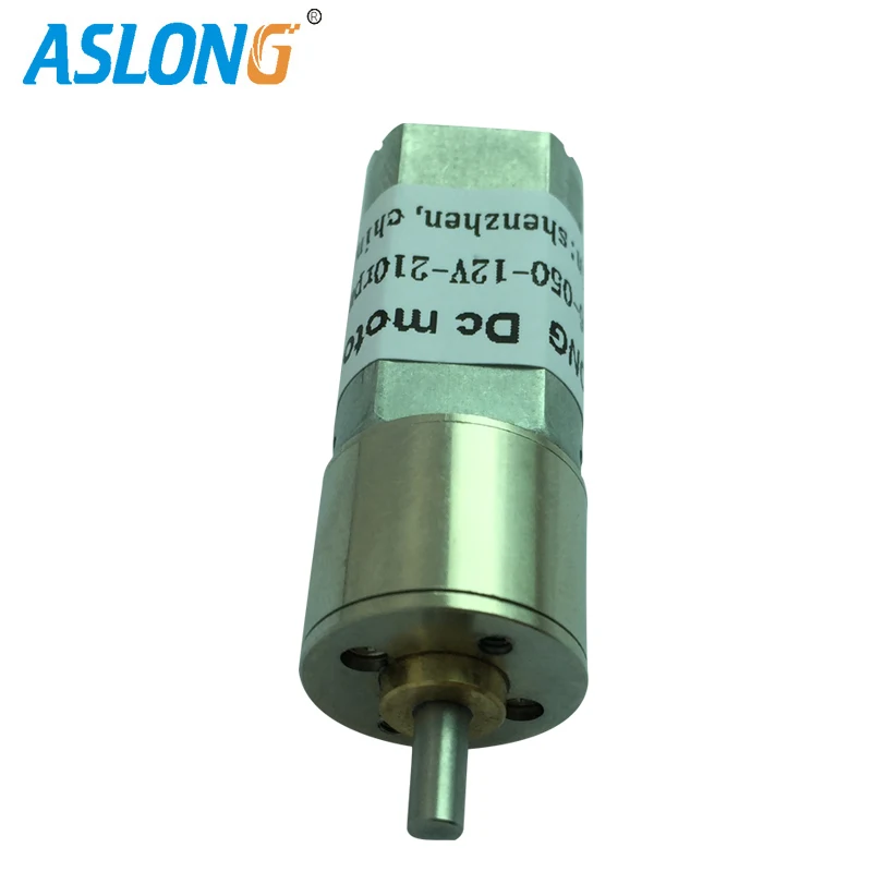 ASLONG JGA16-050 низкоскоростной двигатель 9-360 об/мин 6 в электродвигатель 3 с высоким
