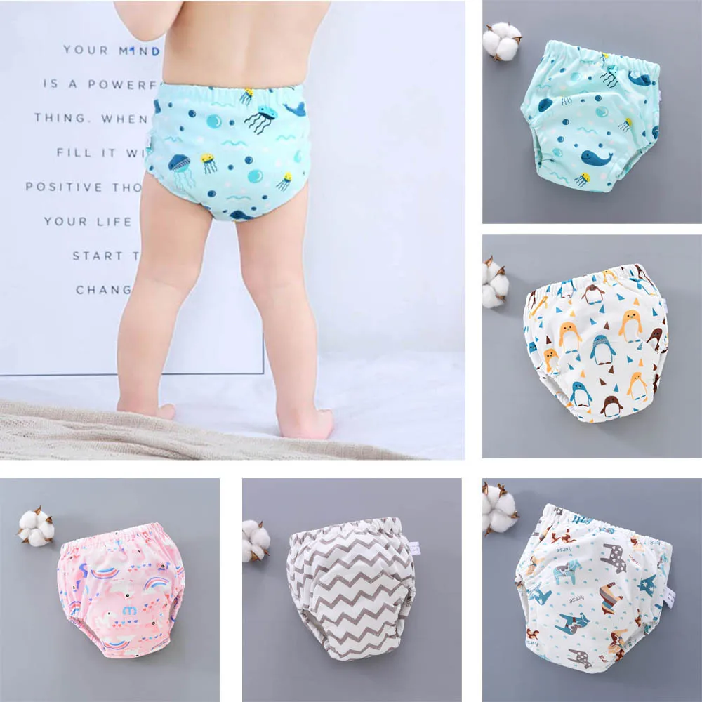5 шт./лот многоразовые подгузники для малышей тканевые моющиеся маленьких