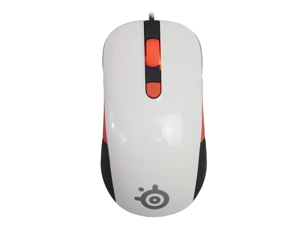 Оригинальная оптическая игровая мышь SteelSeries Kana V2, профессиональная оптическая игровая мышь для компьютера - Цвет: Белый