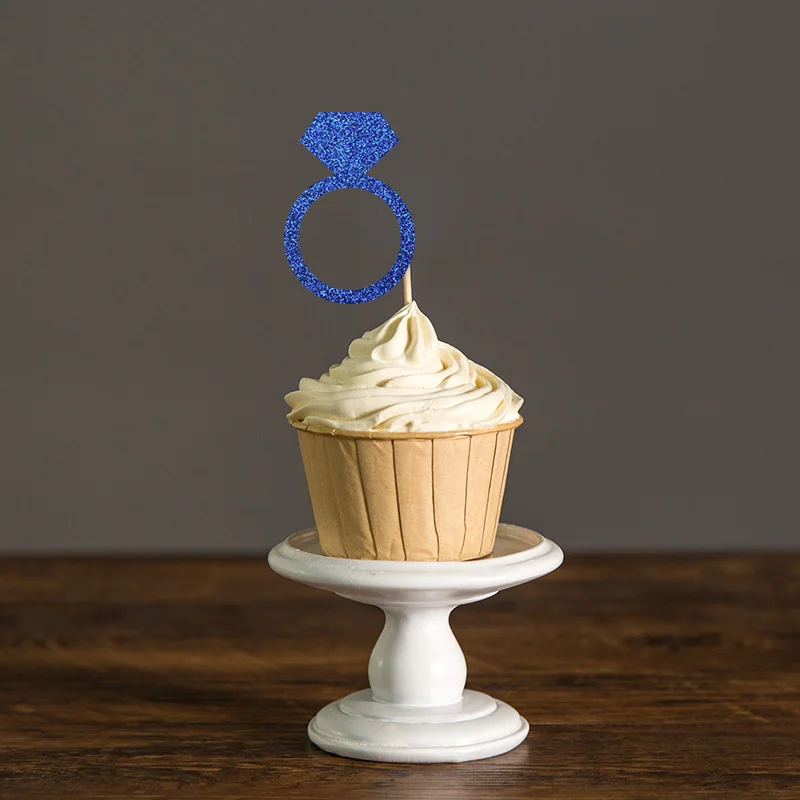 Украшения для свадебной вечеринки кольцо Топпер кексов девичник/свадебный душ