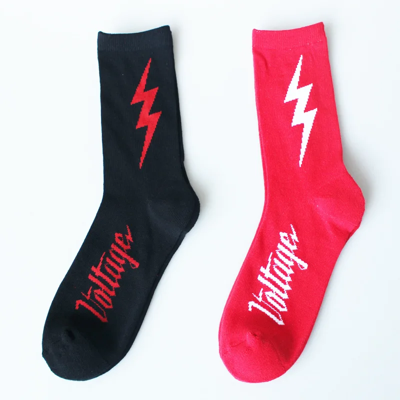 Носки мужские/женские хлопковые с молнией Повседневные Дышащие для скейтборда