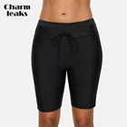 Charmleaks женские плавки бикини сплошной цвет одежда для плавания трусы тонкий купальник Бандаж регулируемый низ для плавания