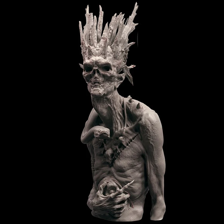 1/10 Ydrasil Смола модель бюста GK научно фантастическая тема разобранный и