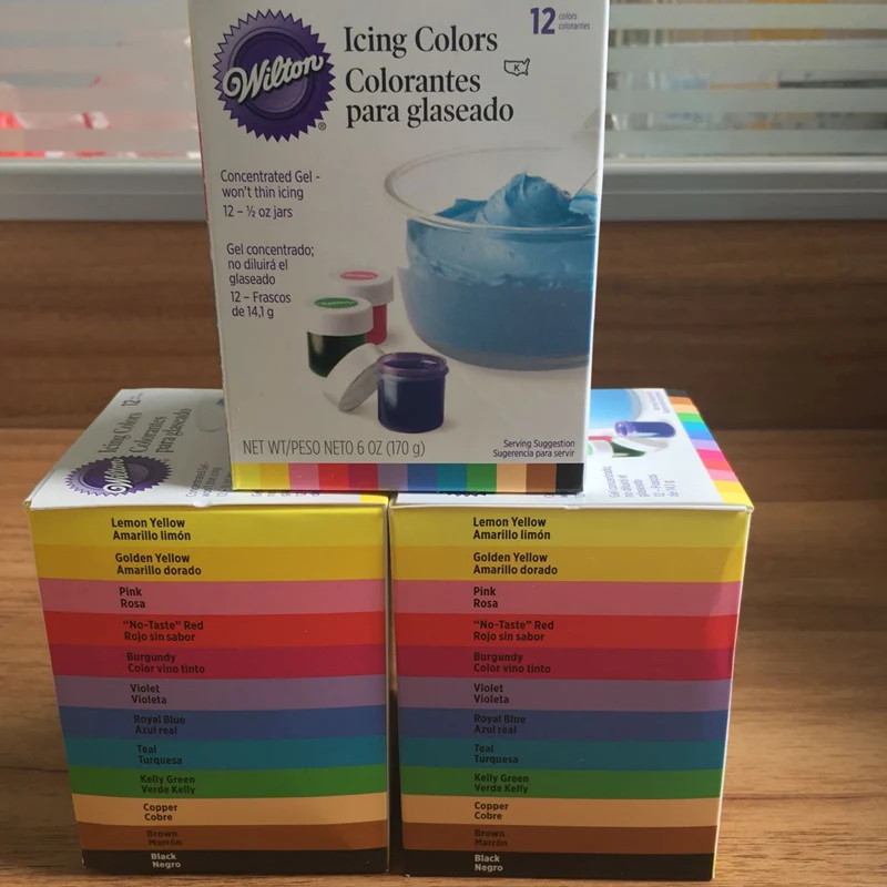 Бесплатная доставка American Wilton пигмент для торта с двойным сахаром пищевая паста