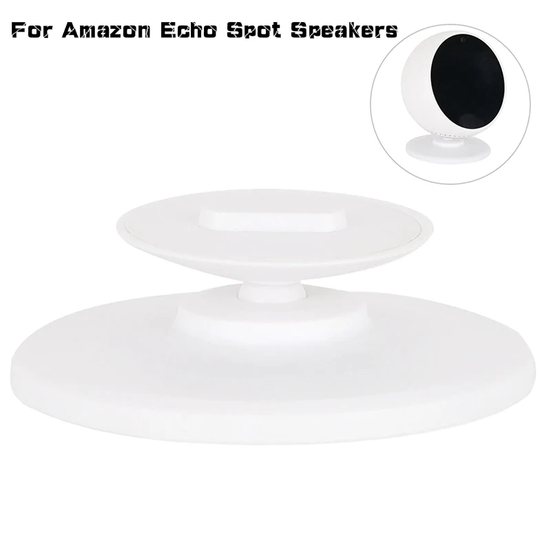 Для Amazon Echo Spot колонки 360 Вращение настенный кронштейн подставка металлическая база Регулируемый алюминиевый сплав глянцевый Держатель подставка