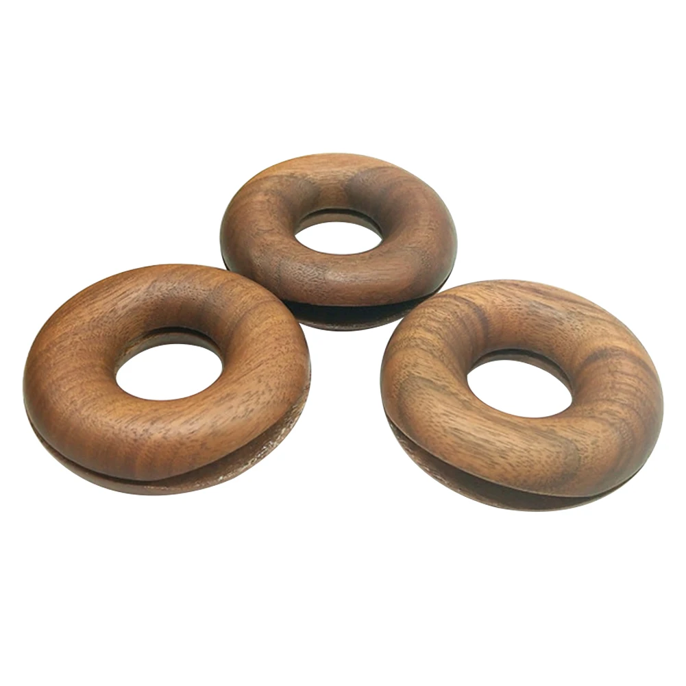 Деревянная Декоративная папка в форме пончика домашнее хранение еды кухонные