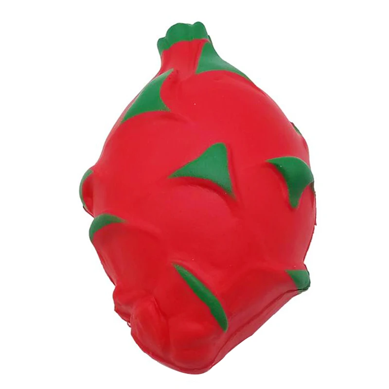 

Jumbo Dragon Fruit Squishy Simulation PU Bread Soft Cream Scented Slow Rising Phone Straps Stress Relief Squeeze Toy Kid Gift
