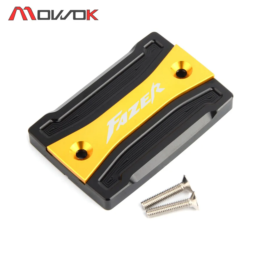 Gold CNC Передняя Тормозная жидкость Крышка Резервуара Крышка для yamaha FZ1 FZ1S FZ1N FAZER FZ6 S2 FZ8 FZ8N FZ8S FZ8 FAZER XJ6 - Цвет: Gold