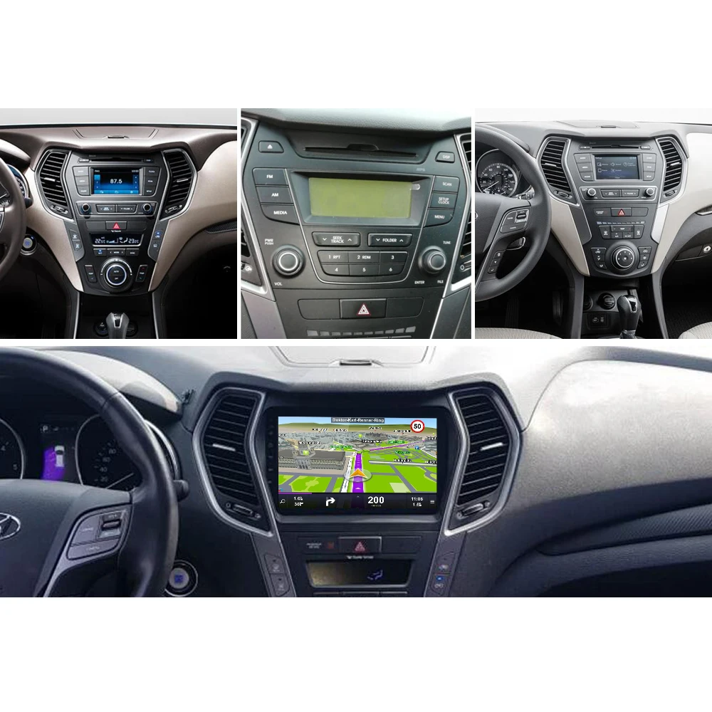 Sinosmart 8 сердечника DSP 48EQ 2Din IPS/QLED 2.5D экран автомобильный gps радио навигации плеер