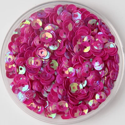 AB rose red Блестки 5 мм круглые свободные блестки ПВХ пайетки для рукоделия детей DIY Швейные Свадебные аксессуары для одежды блестки 3000 шт - Цвет: AB rose red