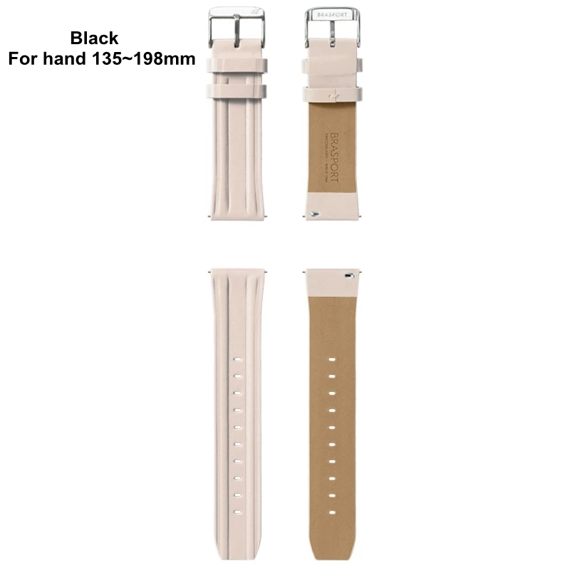 Белый Замена 22 мм ремешок из натуральной кожи для huawei Watch GT Watch 2pro Honor Magic Honor Dream наручный ремень - Цвет: Белый