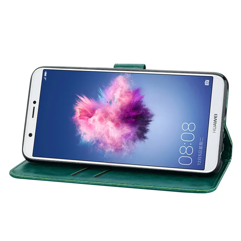 Кожаный чехол-книжка для Huawei P Smart 2018 чехол телефона FIG-LX1 5 65 дюйма