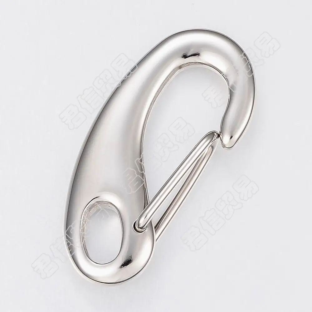 

pandahall 10pcs 304 Stainless Steel Push Gate Snap Key Clasps Stainless Steel Color 14mm 15mm 18mm 21mm 25mm 32mm 40mm 50mm