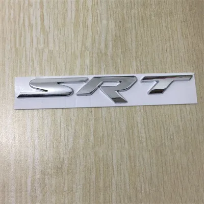 5X 3D металлический хром черный SRT багажник эмблема наклейки значок на крыло