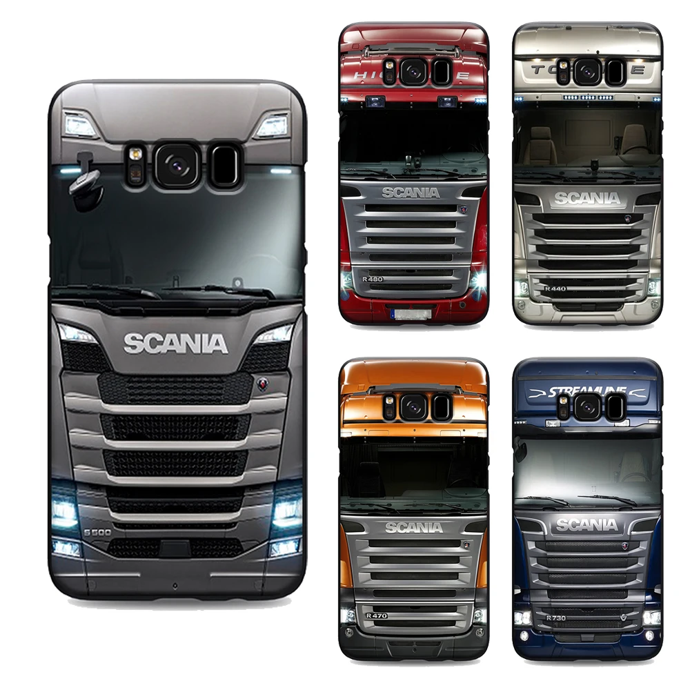 Чехол для телефона SCANIA Truck samsung galaxy s7 edge s6 s5 s8 s9 plus лучший мягкий силиконовый черный