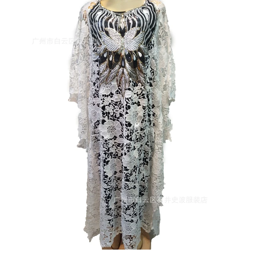 Африканские платья для женщин Dashiki кружевная африканская одежда Bazin Broder Riche