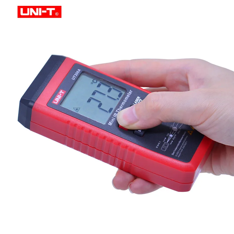 UNI T UT306A Бесконтактный цифровой лазерный ИК инфракрасный термометр для измерения