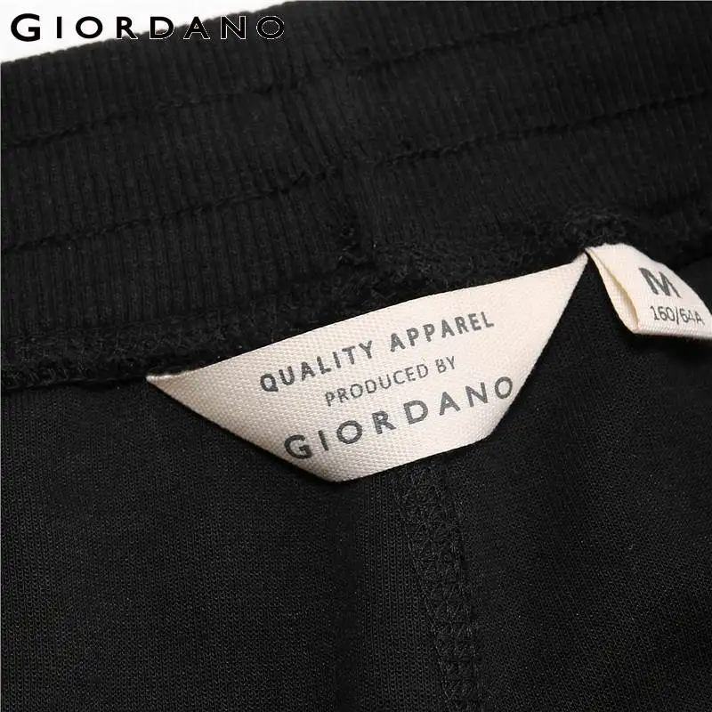 Giordano женские спортивные утеплённые брюки на эластичной талии с резинкой.|women joggers