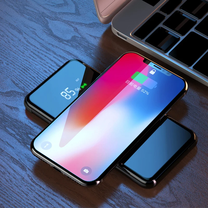 Qi Беспроводное зарядное устройство для iPhone 11 Pro XS Max XR 8 Plus Быстрая Зарядка батарея