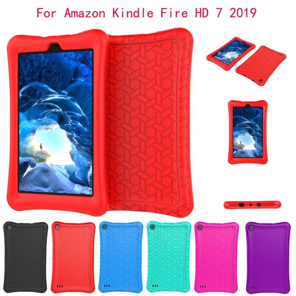 Чехол для Amazon Kindle Fire HD 7 дюймов 2019 тонкий чехол из силикагеля электронной книги #15 |