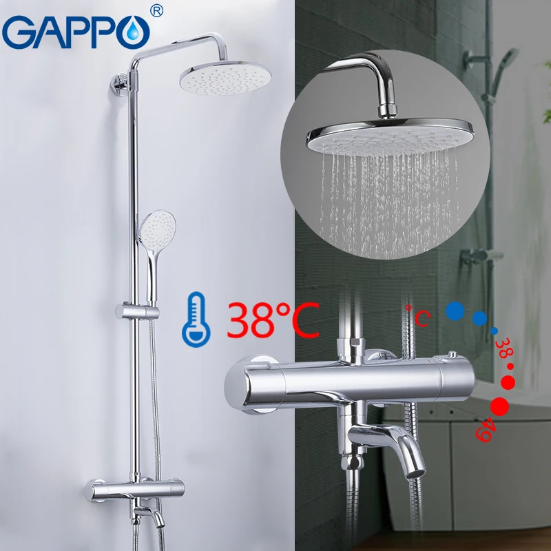 Душевая система GAPPO термостат для ванной комнаты с водопадом|Душевая система| |