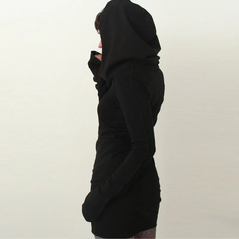 Недавно женское осеннее платье толстовки пуловер с длинными рукавами Slim Fit