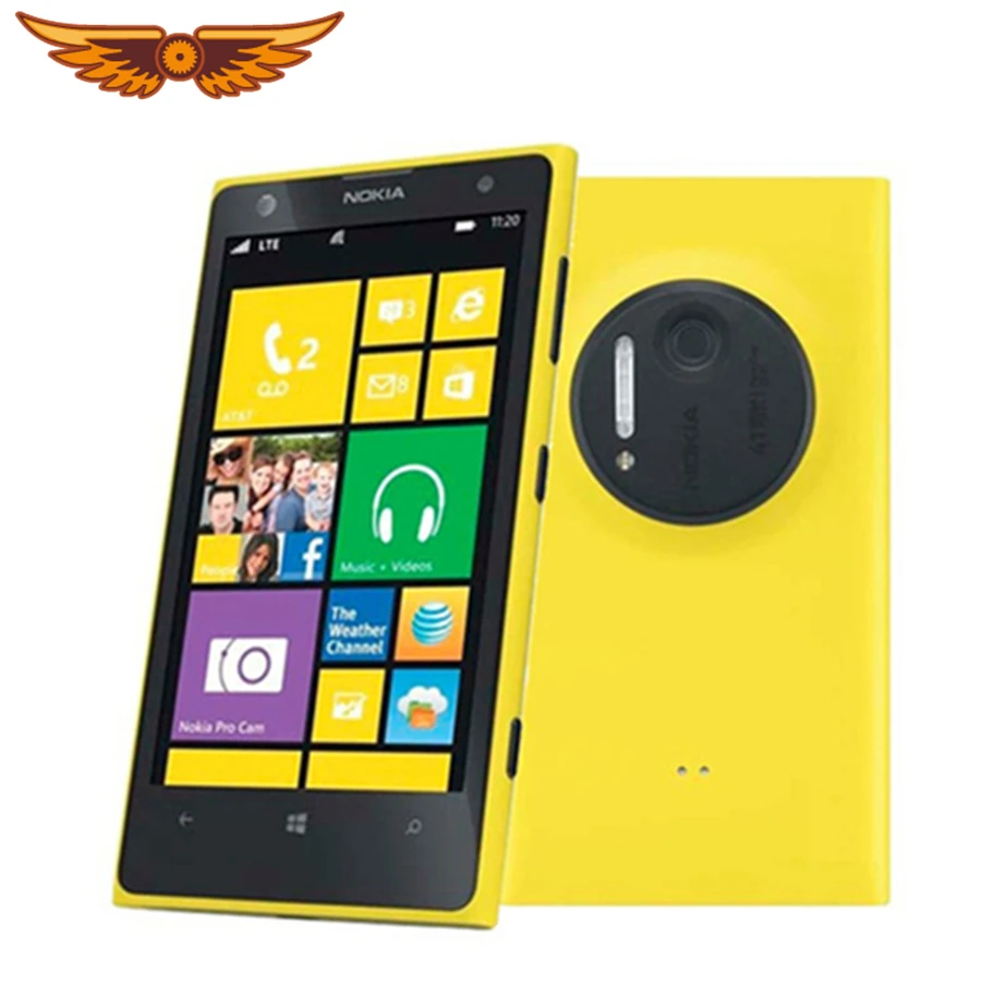 Хит продаж Nokia Lumia 1020 Phone 41MP камера двухъядерный 1 5 ГГц 32 ГБ rom 2 Гб ram Window 8 OS 3g &