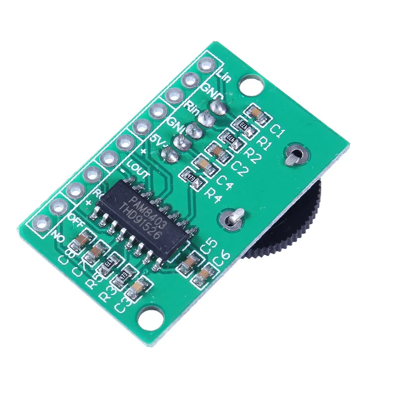 DC 2-5 5 V 2*3W двухканальный модуль усилителя цифровой регулятор громкости фоновая