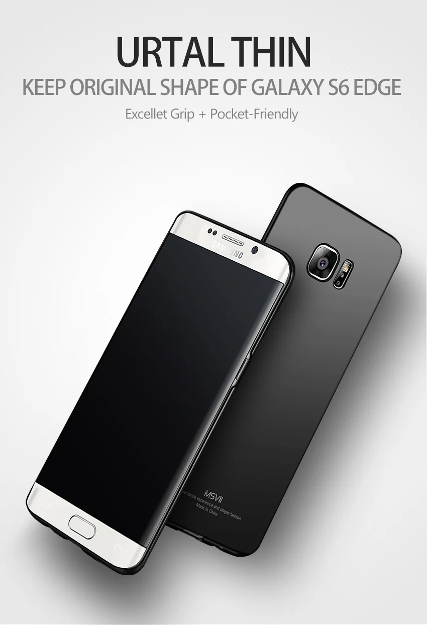 Чехол для samsung Galaxy S6 edg чехол MSVII coque для samsung S6edge Чехол Жесткий PC задняя чехол для Galaxy S6 Edge чехол для телефона