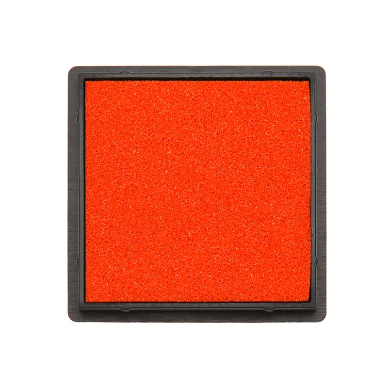 Colorful 4cm Ink Pad Stamp for Scrapbooking Inkpad Sealing Decoration Fingerprint Stencil Card Making DIY Stamp Crafts - Цвет: 07
