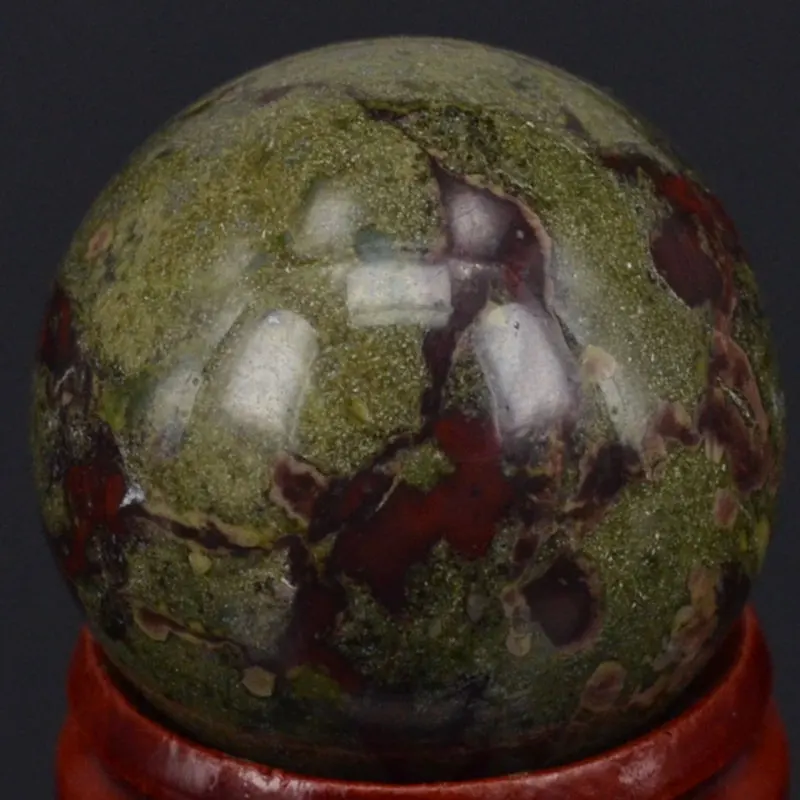 (1 2 &quot) 30 мм Природный Драконий кровь Камень Хрустальный сфера шар чакра