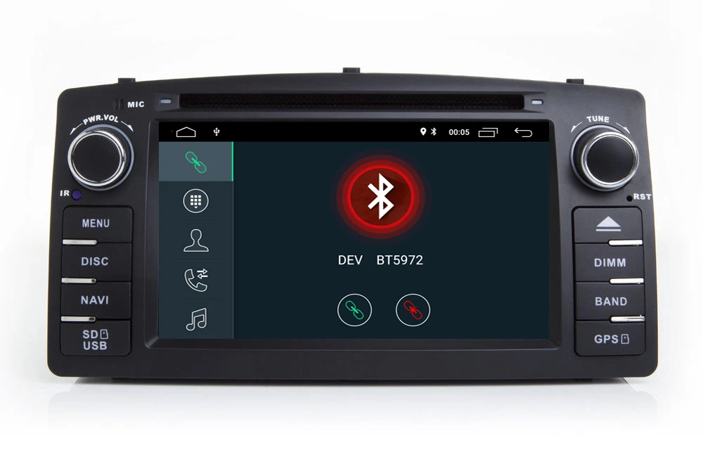 Android 9 0 четырехъядерный автомобильный DVD GPS плеер для TOYOTA COROLLA E120 BYD F3 Радио стерео