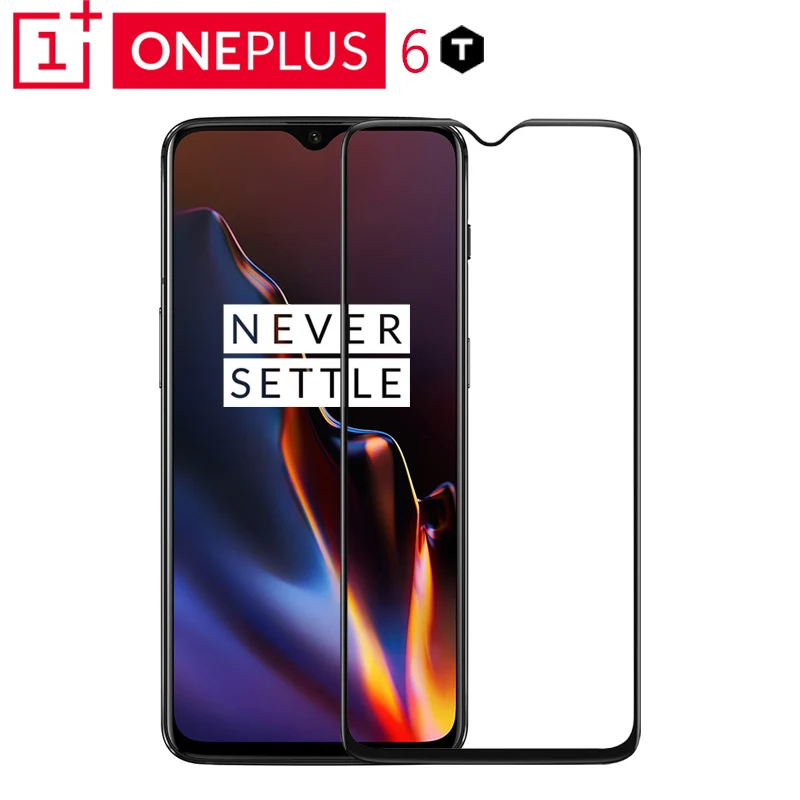 Оригинальный Oneplus 6T 3D закаленное стекло полное покрытие протектор экрана