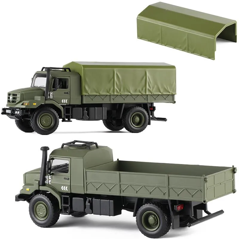 Хит продаж 1:36 военная модель из сплава для транспортировки грузовиков