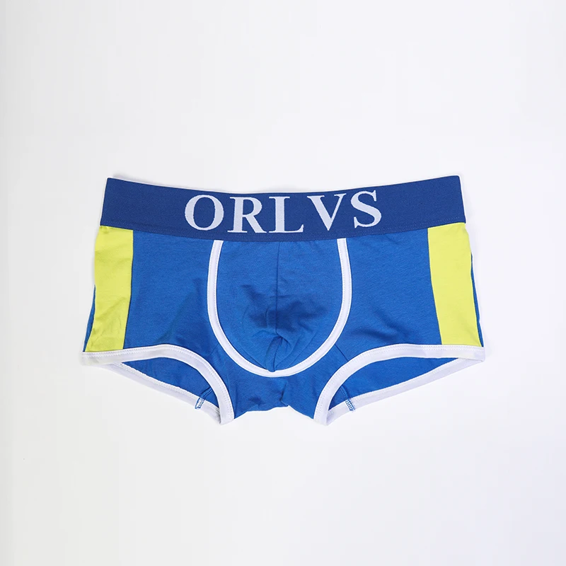 ORLVS, Брендовые мужские боксеры, мужское нижнее белье, новинка, хлопок, u-образный карман, сексуальные подштанники, Cueca, хлопковые трусы, боксеры, шорты, мужские трусы