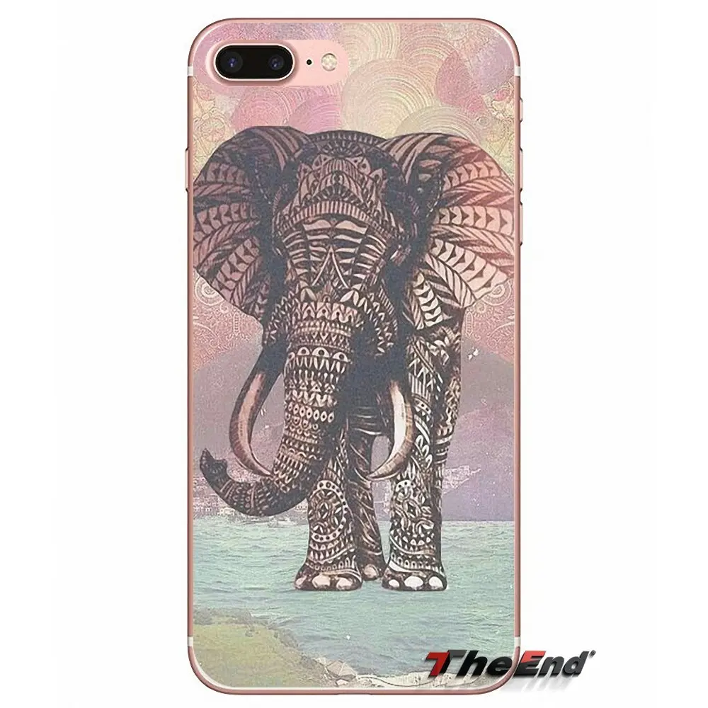 images 2 Тотем "Слон" Ацтек индиец цветок чехол для iPhone X 4 4S 5 5S 5C SE 6 6S 7 8 плюс samsung Galaxy J1 J3 J5 J7 A3 A5 - Цвет: images 2