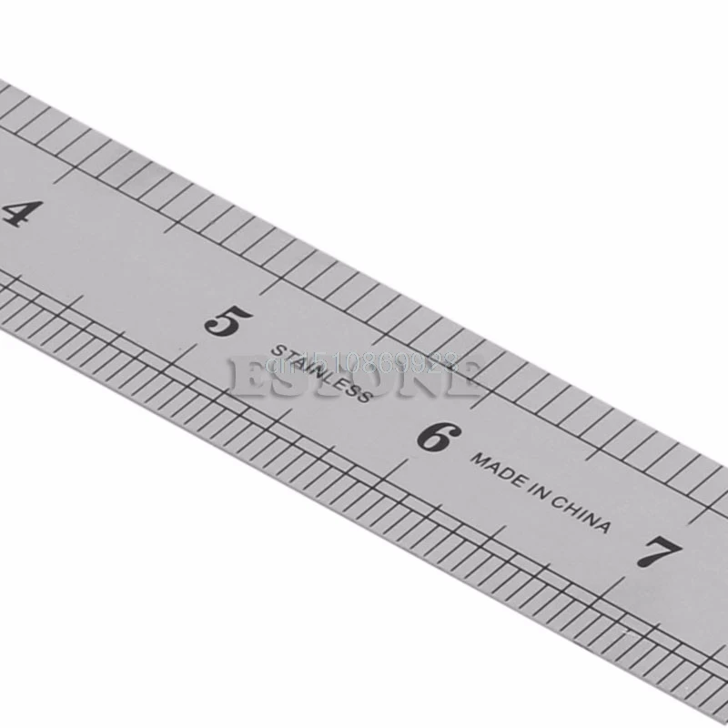 Ruler 30CM 12&quot Double Side Stainless Steel Metric Metal Pocket Pouch Measurement M216 HOT SALE | Инструменты