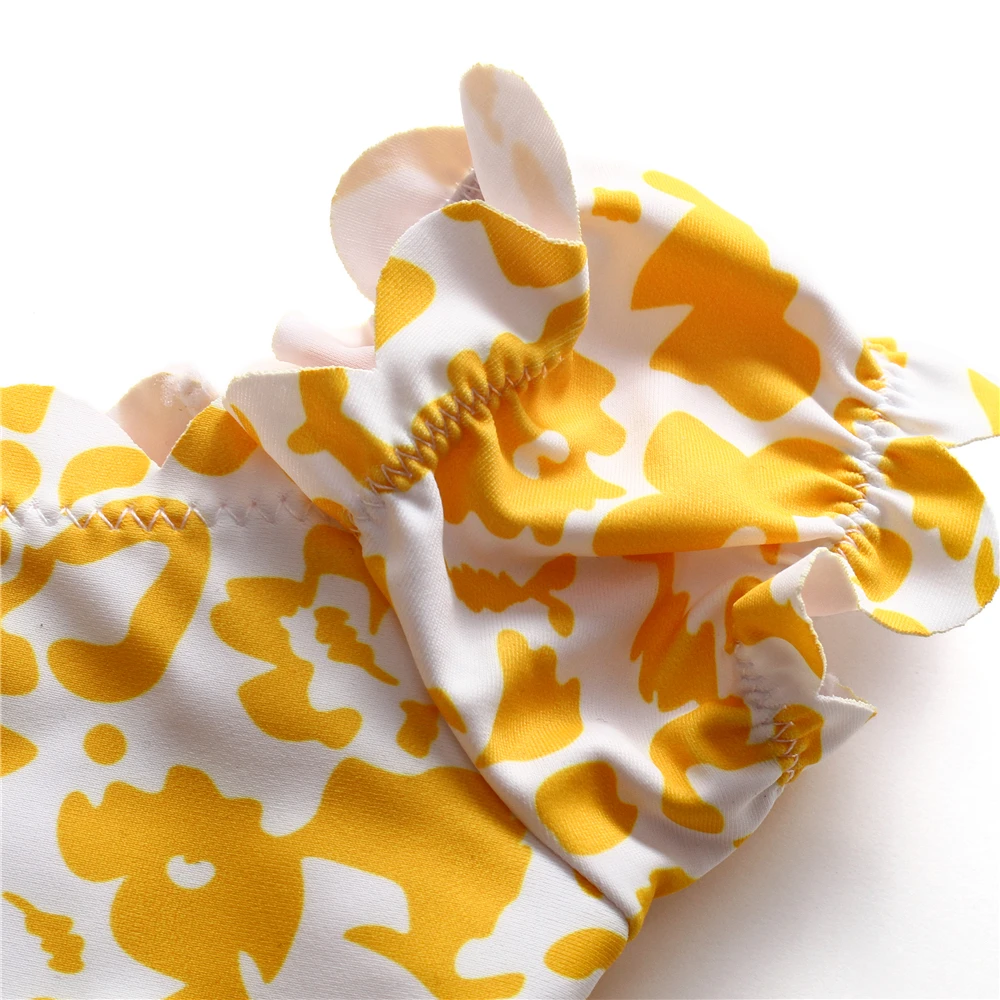 Купальник Bear Leader для всей семьи мамы и дочки женщин детей девочек с цветочным