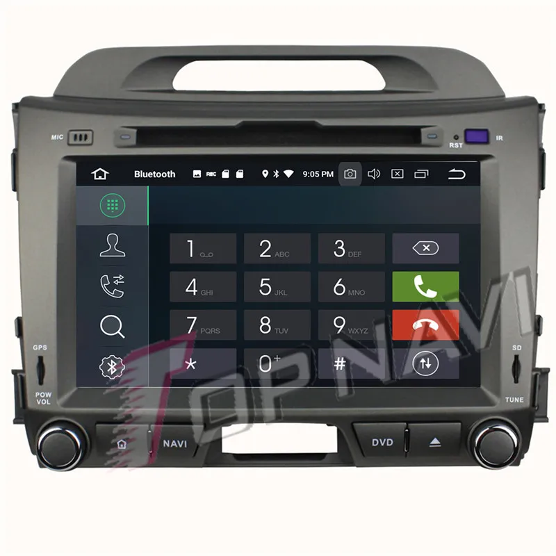 TOPNAVI 8 'ɺndroid 0 Авто плеер для KIA Sportage 2010 2012 2011 DVD PC Мультимедиа Радио gps навигации