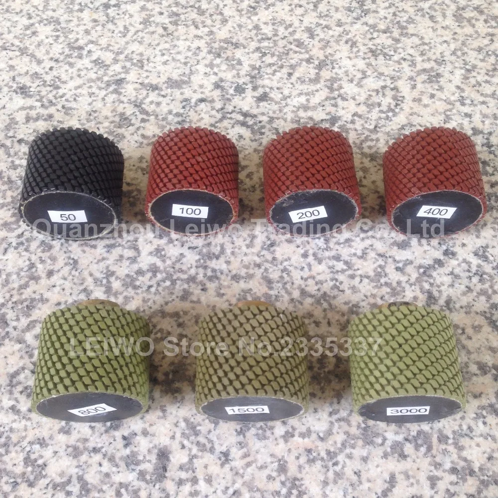 Алмазные Шлифовальные барабанные диски 50 мм резиновое основание с медным