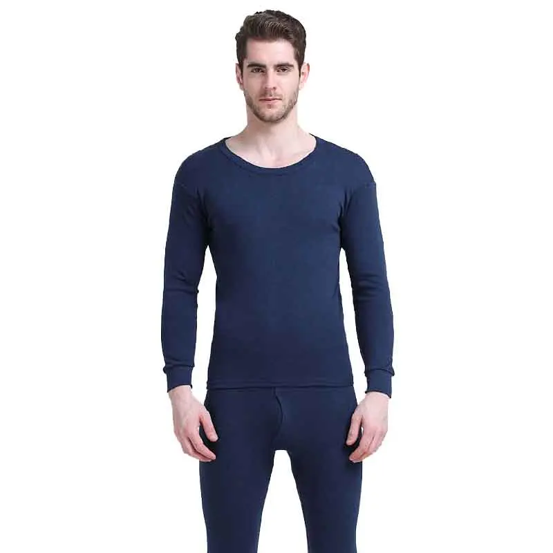 Комплекты термобелья с круглым вырезом эластичные кальсоны домашняя одежда для