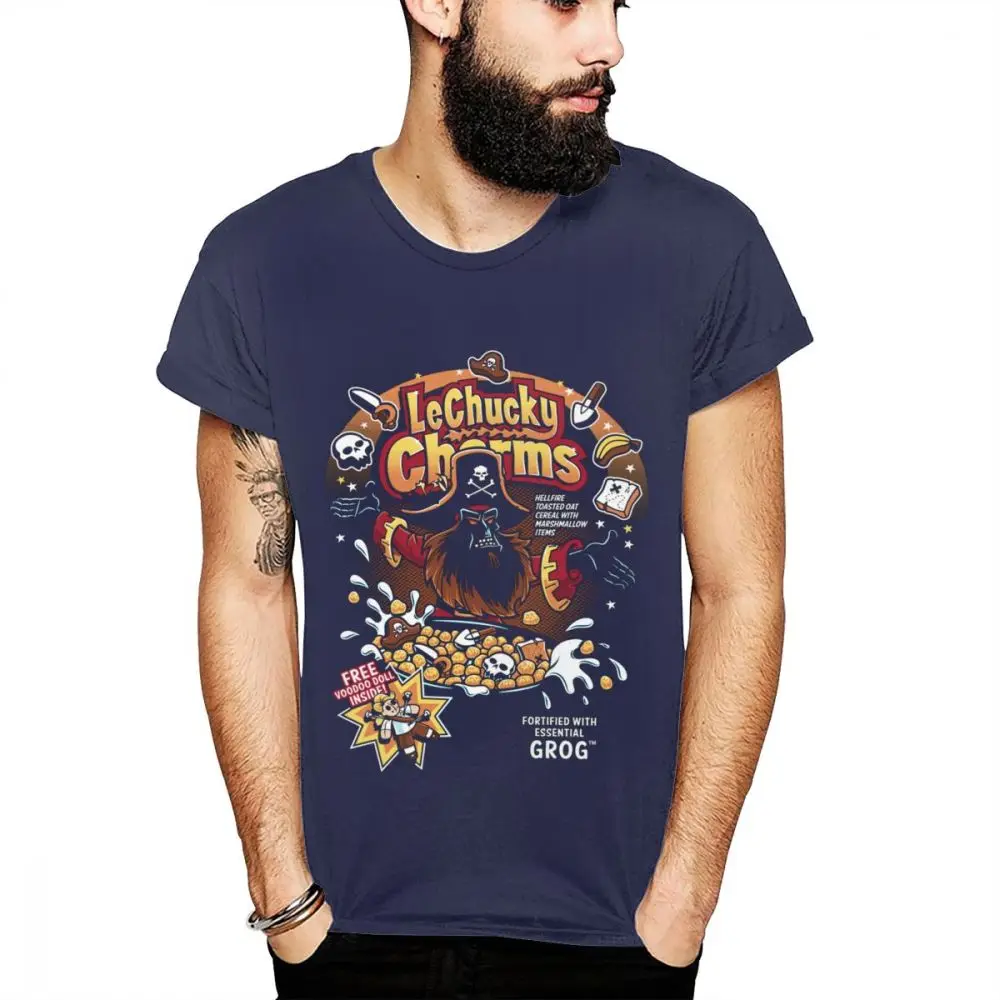 Navy Blue Игра «Остров обезьян» guybritch Threepwood Футболка модная футболка с круглым вырезом Мужская винтажная Классическая S-6XL из хлопка - Color: Navy Blue