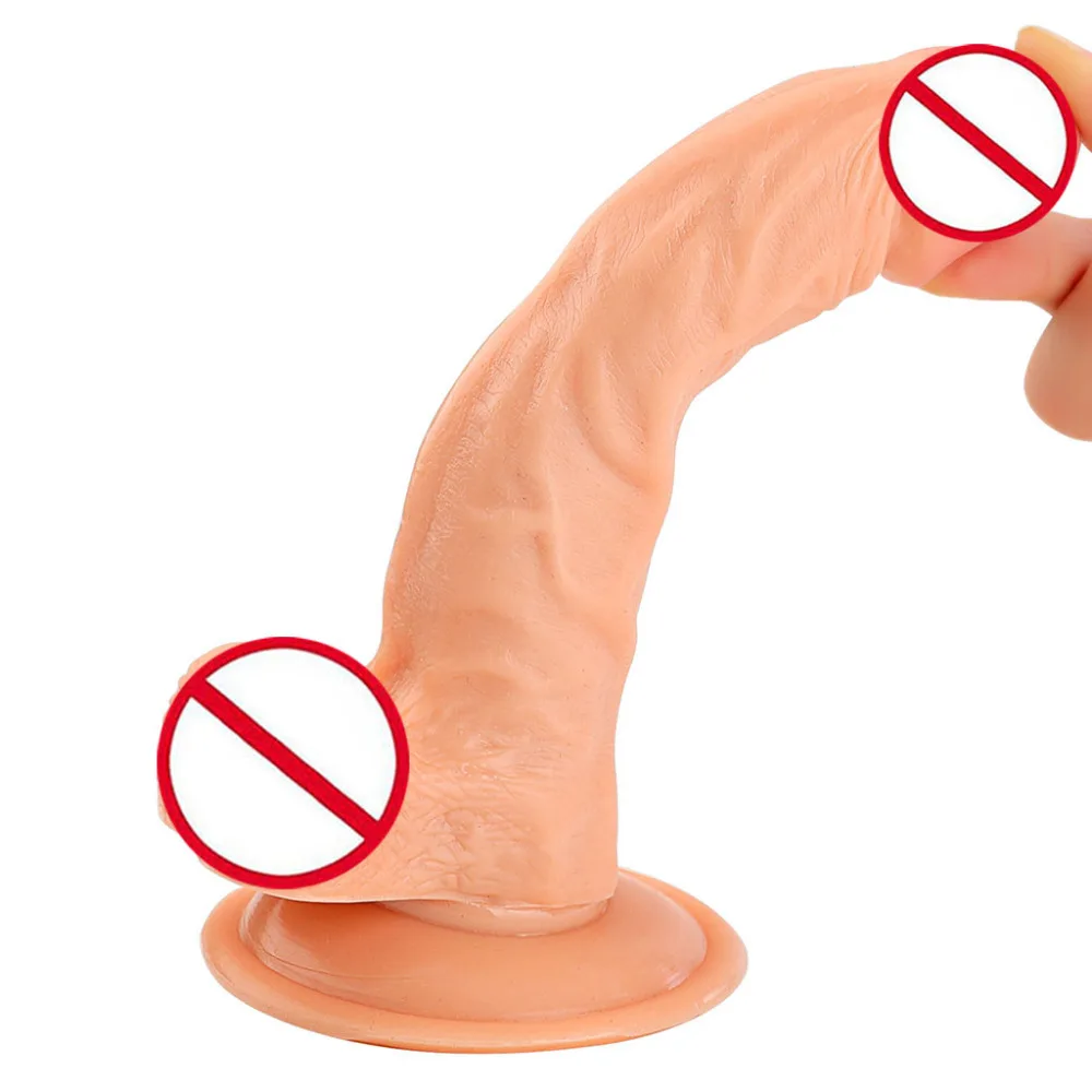 Новый большой фаллоимитатор реалистичный ПВХ фалоимитатор на присоске ощущение