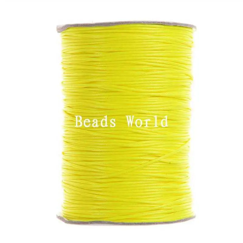 Best Quality 1 Roll(Approx 170M) Wax Rope Handmade DIY Jewelry Thread Cotton Cord Findings 1mm Dia(W05600-W05607) | Украшения и