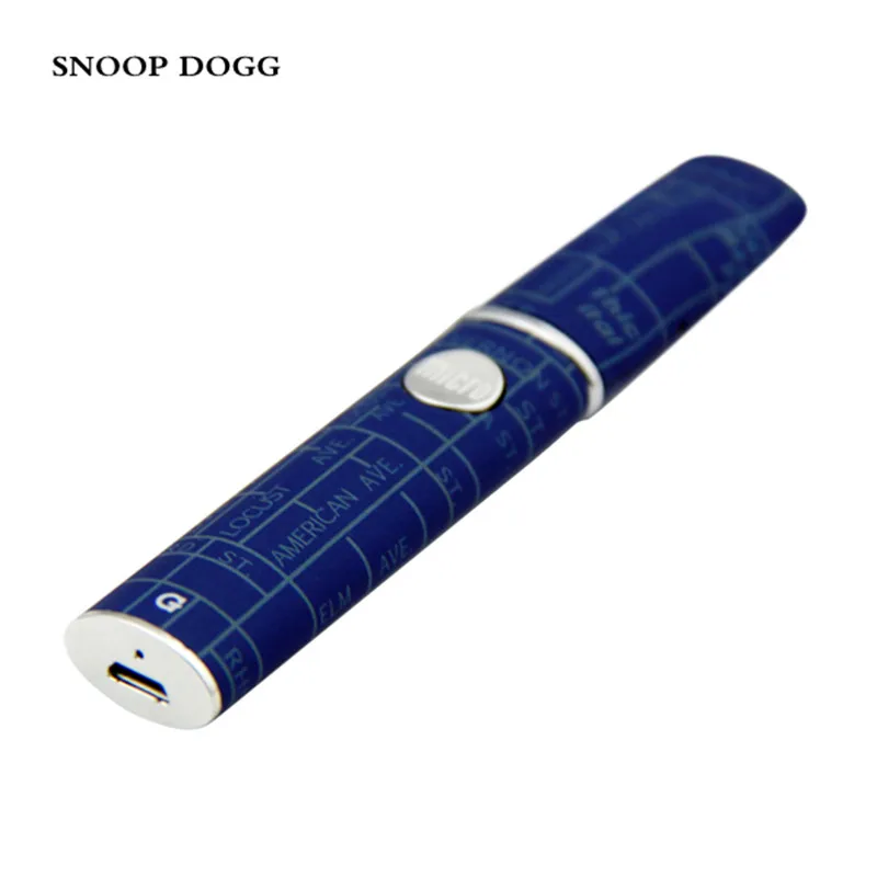 50 шт./лот Snoop Dogg Micro G воск сухой травы испаритель электронной сигареты 650 мАч
