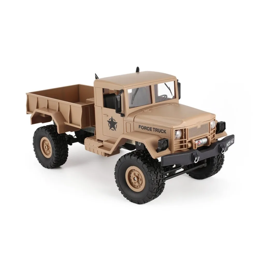 FY001A/B 2 4 ГГц 1/16 4WD внедорожный Радиоуправляемый Военный грузовик альпинист