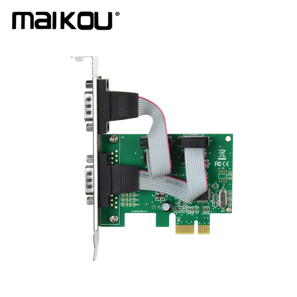 

Maikou PCIE to COM 9Pin Serial Expansion Card Adapter