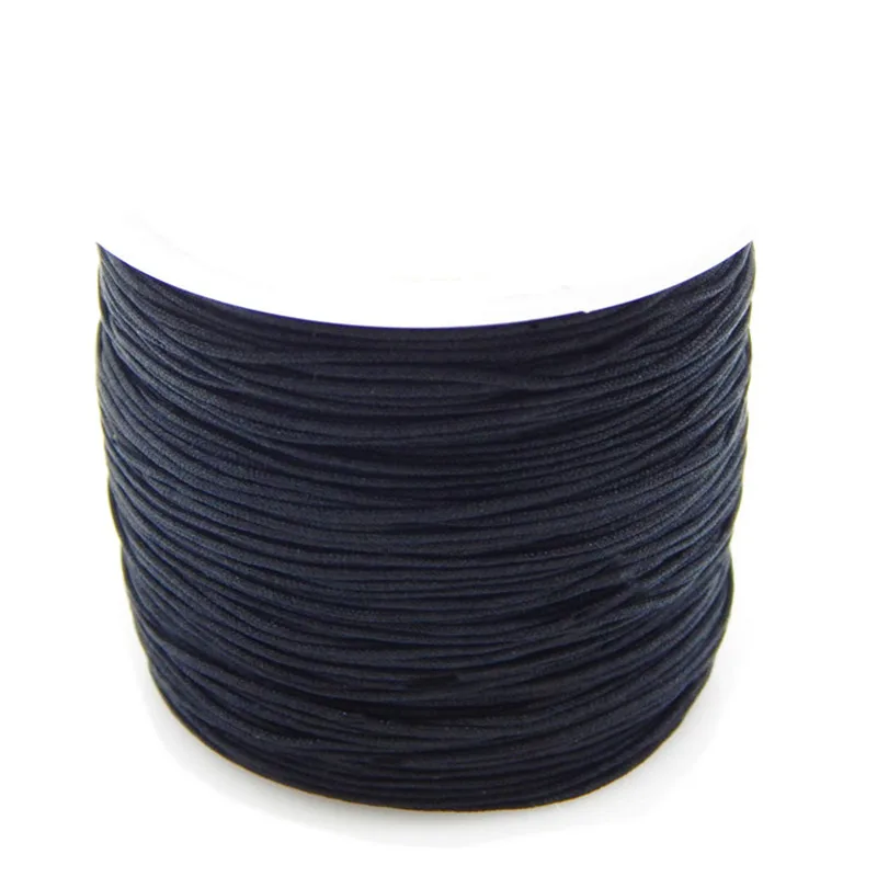 BASEHOME 1roll 0.8mm Fine Line Weaving Frabic Cord Thread For DIY Necklaces Bracelets Making Jewelry Findings | Украшения и